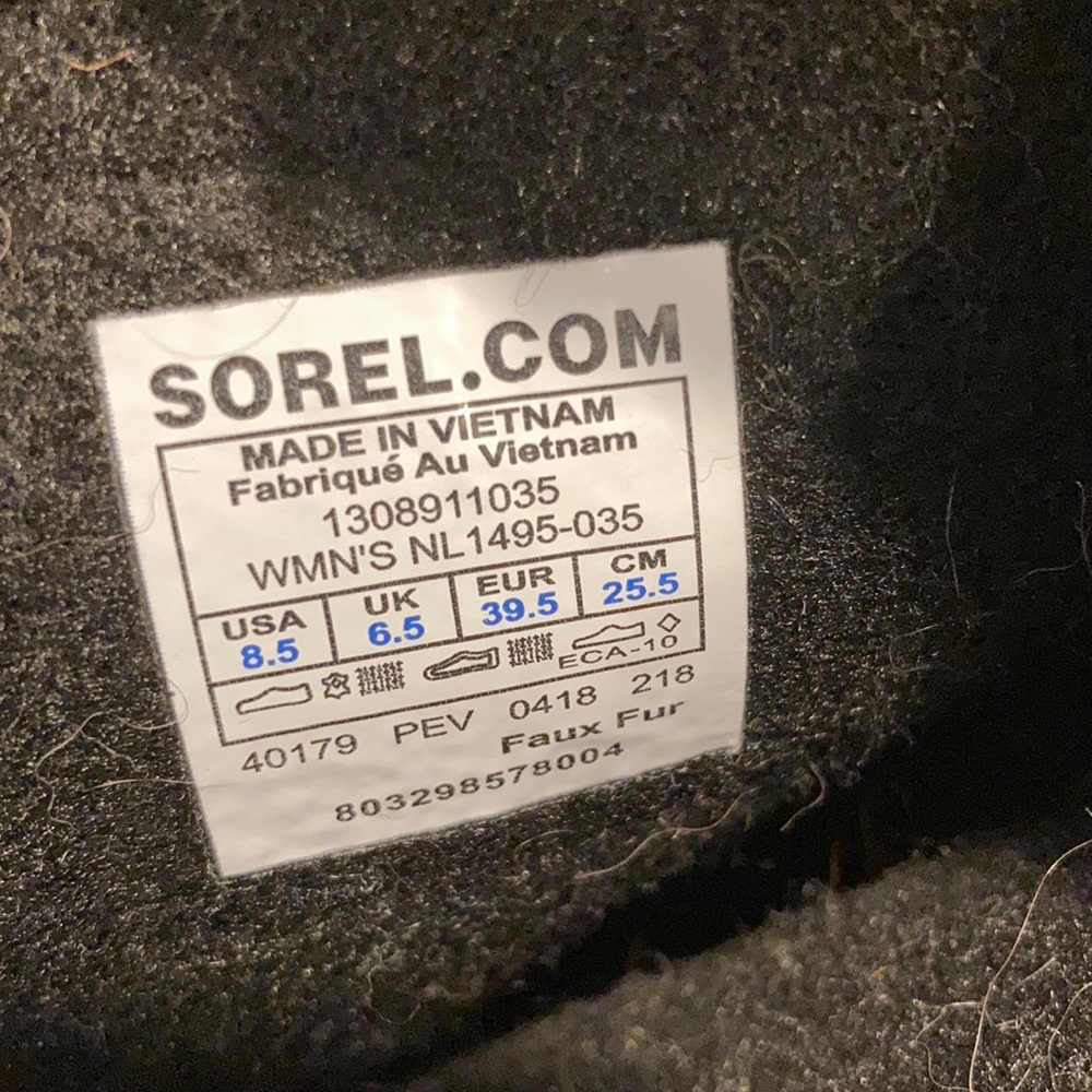 Sorel Winter Carnival Boots Quarry, Black - Picture 7 of 8